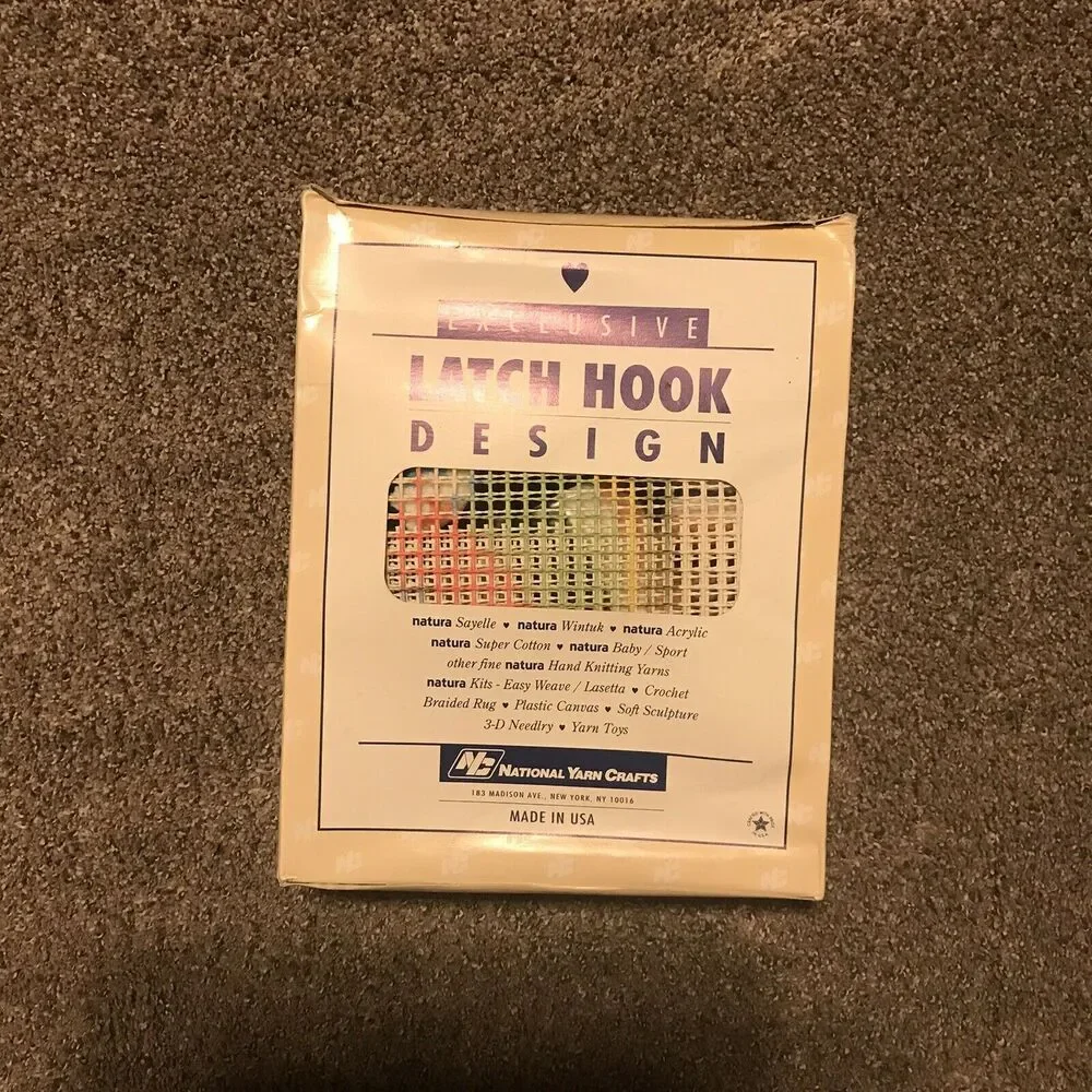 Natura Christmas Latch Hook Kit‎ St. Nick XP95 National Yarn Crafts New In Box